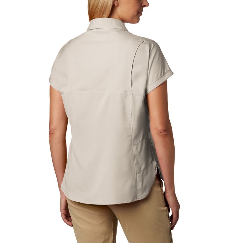 Women's Columbia Silver Ridge Lite Short Sleeve Shirts Khaki | Plus Size CA-U8AL4